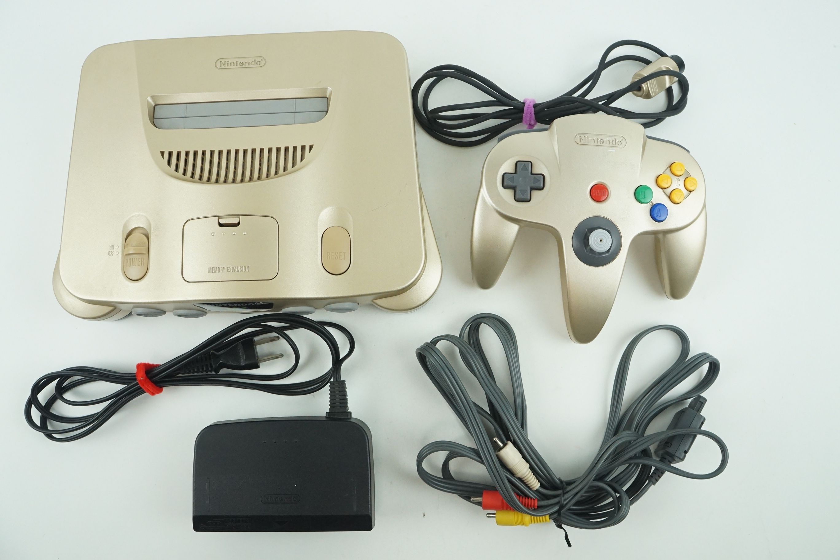 Nintendo 64 Gold Console N64 Japan USED | EBay