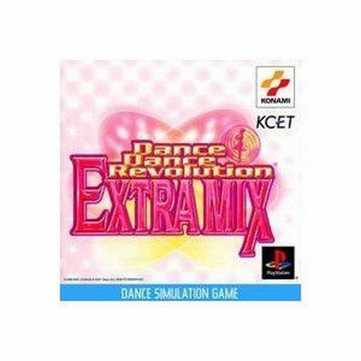 Dance Dance Revolution EXTRA MIX PS1 Konami Sony PlayStation 1 From