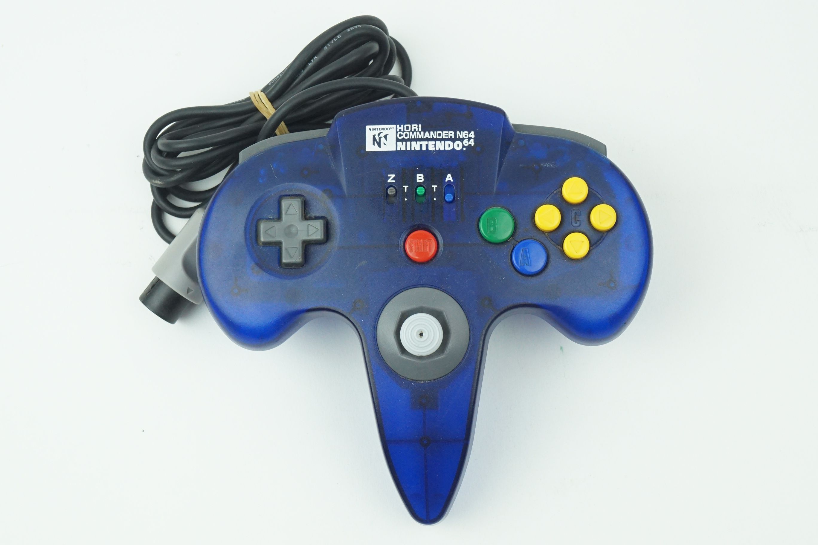 HORI Nintendo 64 HORI Commander Clear Blue Controller N64 Japan USED