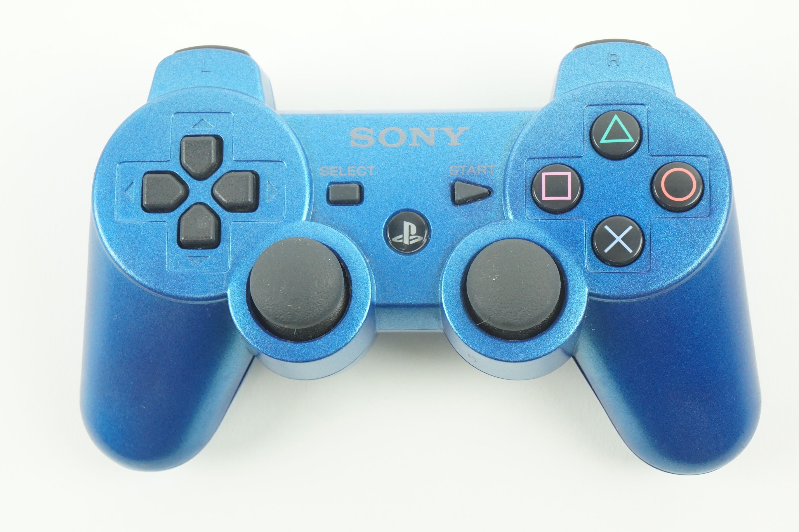 blue playstation 3 controller