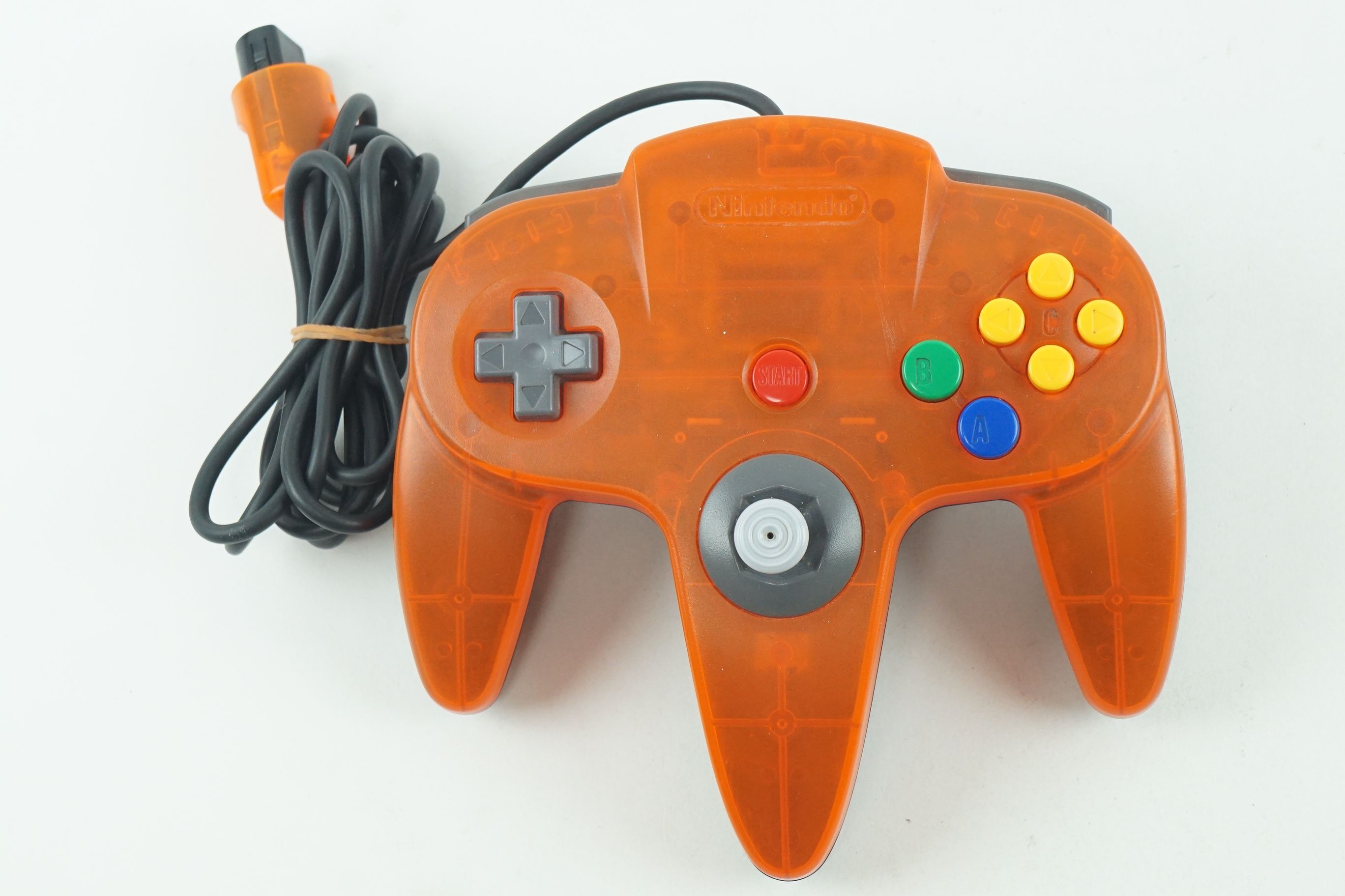 Nintendo 64 Clear Orange Controller N64 From Japan 4902370504583 | eBay